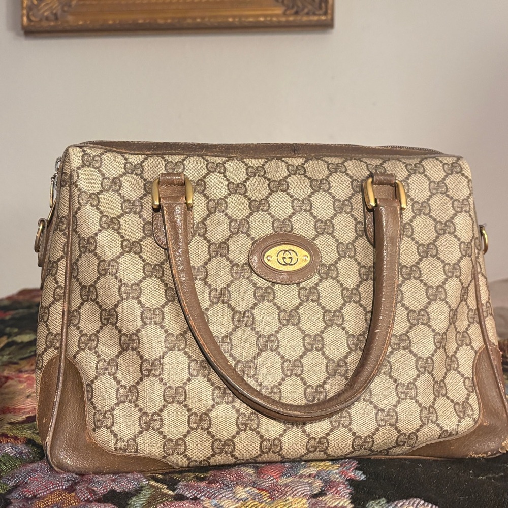 Vintage Gucci Boston Bag w/ Gift - Picture 2 of 16